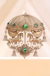 Buy_Cosa Nostraa_Gold Gemstones Regal Carousel Pin _at_Aza_Fashions