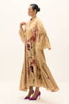 Buy_Kharakapas_Multi Color Cotton High Neck Fernway Dress _Online_at_Aza_Fashions