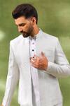 Spring Break Ivory Silk, Cotton Satin Embroidery Jacket And Kurta Set Online at Aza Fashions Spring Break_Ivory Silk, Cotton Satin Embroidery Jacket And Kurta Set _Online_at_Aza_Fashions