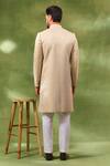Shop Spring Break Cream , Silk, Satin Embroidery Sherwani Set at Aza Fashions Shop_Spring Break_Cream , Silk, Satin Embroidery Sherwani Set _at_Aza_Fashions