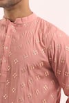Buy_Arihant Rai Sinha_Pink Cotton, Silk Embroidery Mirror Work Kurta 