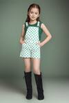 Buy_Petite Pomme_Green Cotton, Viscose Printed Dungarees And Sleeveless T-shirt Set _at_Aza_Fashions