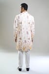 Shop_Arihant Rai Sinha_Cream Cotton, Viscose, Polyester Embroidery, Sequins Thread And Kurta Set _at_Aza_Fashions