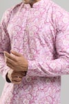 Buy_Arihant Rai Sinha_Purple Cotton Embroidery, Sequins, Metallic Thread And Floral Kurta Set _Online_at_Aza_Fashions