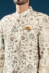 Buy Arihant Rai Sinha Cream Silk Embroidery Heavy Sherwani Set Buy_Arihant Rai Sinha_Cream Silk Embroidery Heavy Sherwani Set