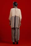 Shop_Aseem Kapoor_Gray Crepe Embroidery Collared, Button-down Neck Mandala Shirt And Pant Set _at_Aza_Fashions
