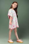 Buy_Petite Pomme_Multi Color Cotton Pom-poms Kaftan Dress _Online_at_Aza_Fashions
