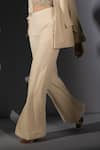 Shop_Nikita Mhaisalkar_Off White Suiting Luxe Blazer And Pant Set _Online_at_Aza_Fashions