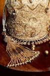 Buy_Nayaab By Sonia_Gold Beads, Sequins, Crystals, Stones, Tassels Water Embellished Potli _Online_at_Aza_Fashions