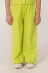 Partykles_Green Modern Silhouette Jumpsuit And Structured Jacket _Online_at_Aza_Fashions