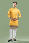 Buy Arihant Rai Sinha Yellow Cotton, Polyester, Viscose Embroidery, Sequins Thread And Kurta Set at Aza Fashions Buy_Arihant Rai Sinha_Yellow Cotton, Polyester, Viscose Embroidery, Sequins Thread And Kurta Set _at_Aza_Fashions
