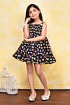 Petite Pomme_Black Cotton Fruits Print Dress _Online_at_Aza_Fashions