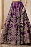 Buy Soniya G Purple Silk, Net Zari, Sequins, Embroidery, Pearls, Noor-e-banaras Lehenga Set Buy_Soniya G_Purple Silk, Net Zari, Sequins, Embroidery, Pearls, Noor-e-banaras Lehenga Set