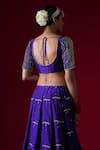Shop_Kalakari By Akanksha_Purple , , , Organza Rajeshwari Lehenga Set _Online_at_Aza_Fashions