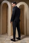 Shop Darshika Menswear Black Suiting Beads Embellished Tuxedo Set at Aza Fashions Shop_Darshika Menswear_Black Suiting Beads Embellished Tuxedo Set _at_Aza_Fashions