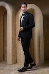 Buy Darshika Menswear Black Suiting Beads, Embroidery Wines Embellished Tuxedo Set Online at Aza Fashions Buy_Darshika Menswear_Black Suiting Beads, Embroidery Wines Embellished Tuxedo Set _Online_at_Aza_Fashions