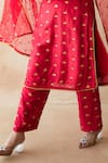 Buy Gulabo Jaipur Red Chanderi Embroidery, Zari, Lace, Metallic Thread Meera Straight Kurta Set Online at Aza Fashions Buy_Gulabo Jaipur_Red Chanderi Embroidery, Zari, Lace, Metallic Thread Meera Straight Kurta Set _Online_at_Aza_Fashions