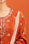 Buy Samyukta Singhania Orange Tissue, Crepe Embroidery, Metallic Thread Round Ombre Kurta Sharara Set Online at Aza Fashions Buy_Samyukta Singhania_Orange Tissue, Crepe Embroidery, Metallic Thread Round Ombre Kurta Sharara Set _Online_at_Aza_Fashions
