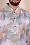 Buy_Arihant Rai Sinha_Off White Linen, Cotton Abstract Pattern Kurta And Pant Set _Online_at_Aza_Fashions