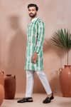 Buy_Arihant Rai Sinha_Green Linen, Cotton Abstract Print Kurta And Pant Set _Online_at_Aza_Fashions