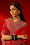Buy_MAISARA JEWELRY_Red Pachi Kundan And Pearl Choker_Online_at_Aza_Fashions