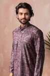 Buy Arihant Rai Sinha Purple Viscose, Silk Embroidery Printed And Kurta Salwar Set Online at Aza Fashions Buy_Arihant Rai Sinha_Purple Viscose, Silk Embroidery Printed And Kurta Salwar Set _Online_at_Aza_Fashions