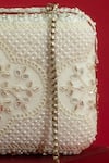 Shop_Amyra_Silver Beads, Embroidery Sehra Pearl Embellished Clutch_Online_at_Aza_Fashions