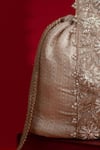 Shop_Amyra_Gold Embroidery, Sequins, Beads, Tassels, Zari Tej Potli Bag_Online_at_Aza_Fashions