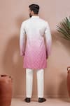 Shop Arihant Rai Sinha Cream Cotton, Silk Embroidery, Foil Printing Ombre Kurta Set at Aza Fashions Shop_Arihant Rai Sinha_Cream Cotton, Silk Embroidery, Foil Printing Ombre Kurta Set _at_Aza_Fashions