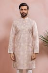 Buy_Arihant Rai Sinha_Lavender Silk Embroidery Butti Pattern Kurta Set _Online_at_Aza_Fashions