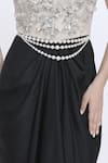 Dilnaz_Ivory Pearls Cascade Belt _Online_at_Aza_Fashions