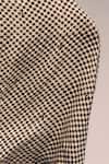 Shop_Kritika Murarka_Black Modal, Satin Beads Ajrakh Chequered Dupatta _at_Aza_Fashions
