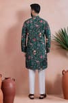 Shop Arihant Rai Sinha Green Cotton, Silk Woven Panel Print Kurta And Pant Set at Aza Fashions Shop_Arihant Rai Sinha_Green Cotton, Silk Woven Panel Print Kurta And Pant Set _at_Aza_Fashions