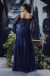 Shop Pocket Stories Blue Crepe Sequins Sweetheart Neck Nightfall Print Signature Gown at Aza Fashions Shop_Pocket Stories_Blue Crepe Sequins Sweetheart Neck Nightfall Print Signature Gown _at_Aza_Fashions