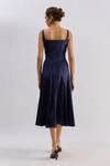 Shop_Emblaze_Navy Embroidery Square Neck Midi Dress _at_Aza_Fashions