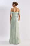Shop_Emblaze_Mint Tulle Beads Off-shoulder Gown _at_Aza_Fashions