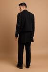 Shop_Rohit Doshi_Black Embellished Short Kurta _at_Aza_Fashions