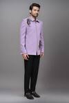 Shop_Arihant Rai Sinha_Purple Embroidery Butterfly Cutdana Jacket And Pant Set _Online_at_Aza_Fashions