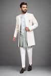 Buy Arihant Rai Sinha Off White Sequins, Brooches Dotted Swiss Sherwani Kurta And Pant Set at Aza Fashions Buy_Arihant Rai Sinha_Off White Sequins, Brooches Dotted Swiss Sherwani Kurta And Pant Set _at_Aza_Fashions