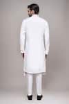 Shop_Arihant Rai Sinha_White Muslin, Cotton Embroidery Kurta And Pant Set _at_Aza_Fashions