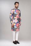 Buy_Arihant Rai Sinha_Multi Color Digital Print Floral Kurta And Pant Set _Online_at_Aza_Fashions