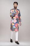 Buy_Arihant Rai Sinha_Multi Color Digital Print Floral Kurta And Pant Set 