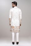 Shop Arihant Rai Sinha Off White Embroidery Kurta And Art Silk Pant Set at Aza Fashions Shop_Arihant Rai Sinha_Off White Embroidery Kurta And Art Silk Pant Set _at_Aza_Fashions