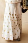 Gulabo Jaipur_Off White Silk, Organza Embroidery, Metallic Fursat Hand Work Kurta Sharara Set _Online_at_Aza_Fashions