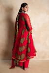 Buy Gulabo Jaipur Red Georgette Piping Round Neck Arzu Print Anarkali Set Online at Aza Fashions Buy_Gulabo Jaipur_Red Georgette Piping Round Neck Arzu Print Anarkali Set _Online_at_Aza_Fashions