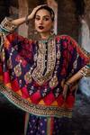Rajdeep Ranawat_Purple Silk Mandarin Collar Bethari Chanel Tunic _at_Aza_Fashions
