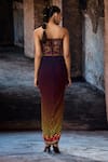 Shop_Rajdeep Ranawat_Purple Crepe Embroidery Sweetheart Neck Bethari Corset _at_Aza_Fashions