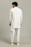 Shop_Studio Error_Off White Cotton Asymmetric Layered Kurta _at_Aza_Fashions