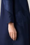 Buy_Ampm_Navy Wool Embroidery V-neck Arzu Resham Jacket _Online_at_Aza_Fashions