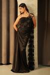 Buy Muskan Aggarwal Black Satin, Silk Embroidery, Crystals, Beads, Cut Noir Dori And Saree Gown at Aza Fashions Buy_Muskan Aggarwal_Black Satin, Silk Embroidery, Crystals, Beads, Cut Noir Dori And Saree Gown _at_Aza_Fashions